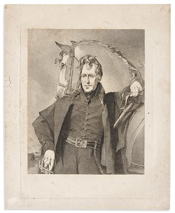 (PRESIDENTS.) James B. Longacre, engraver; after Thomas Sully. Major General Andrew Jackson, with a very early proof.